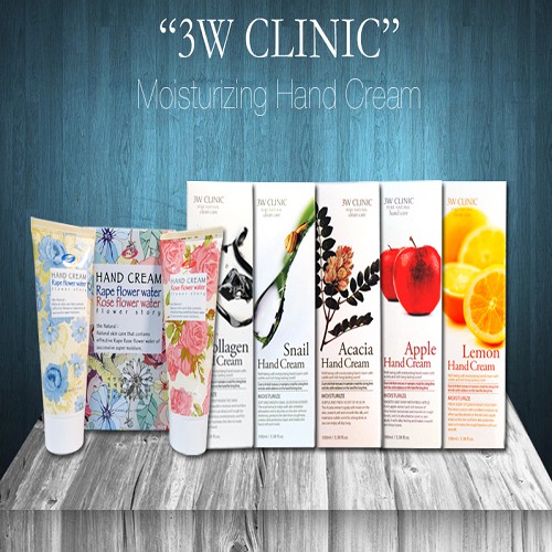 Kem Dưỡng Da Tay Hand Cream 3W Clinic 100ml _ 3W Clinic Chính Hãng