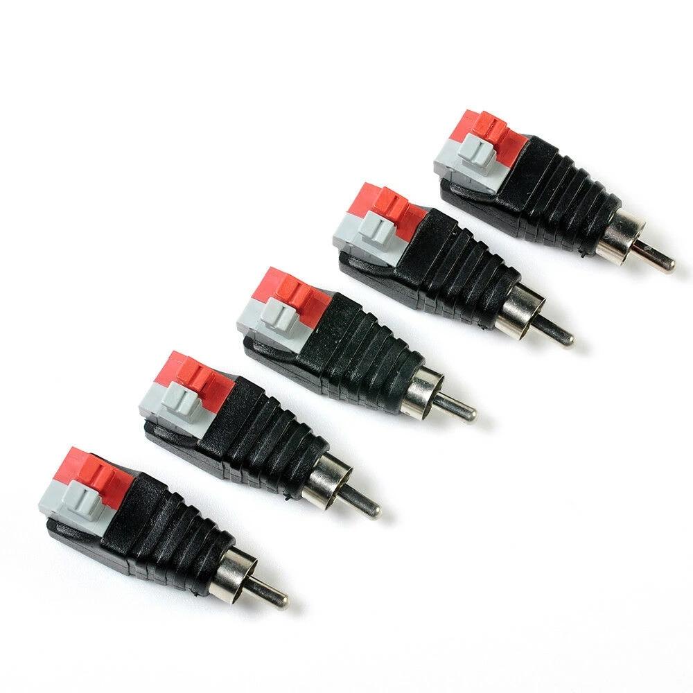 Đầu Nối Chuyển Đổi Giắc Cắm RCA Siêu Bền Tiện Dụng