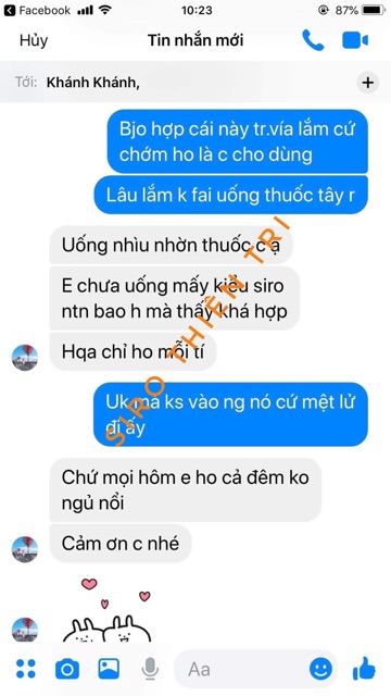 Siro ho thảo mộc húng chanh Thiên Tri 500ml