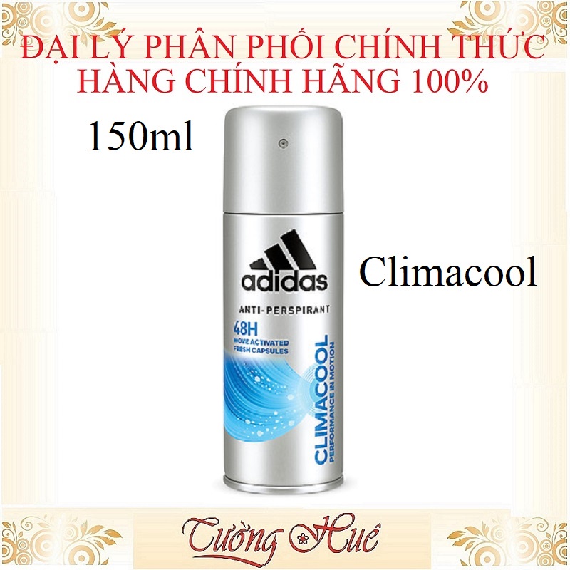 Xịt Khử Mùi Nam Adidas Climacool Anti - Perspirant - 150Ml