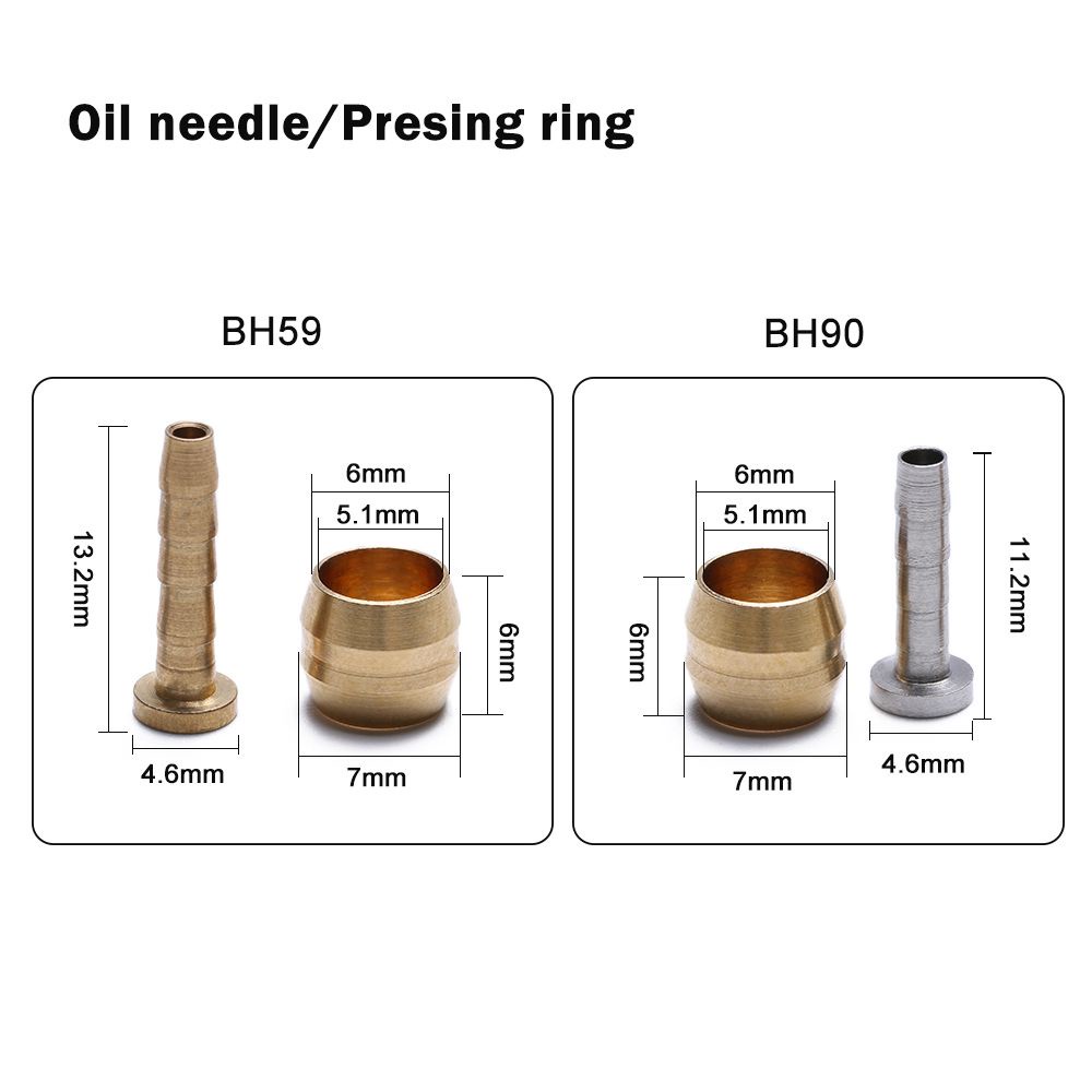 Set 5 Đầu Nối Ống Dầu Phanh Bh90 Bh59 Chuyên Dụng Cho Xe Đạp