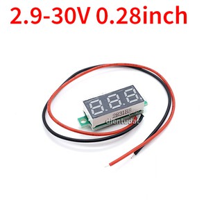 Đồng hồ đo dc 2.9v-30v 0.28inch 2 dây