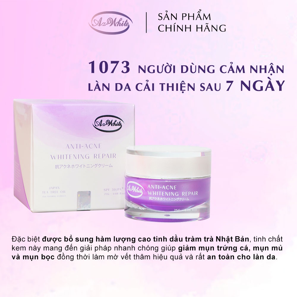 [COMBO SIÊU TIẾT KIỆM] - 3 KEM GIẢM MỤN &amp; DƯỠNG TRẮNG DA A-WHITE 25G