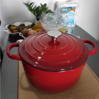 Nồi Gang Tráng Men Kho Cá Thịt OEM 22cm 3QT 3.5Lit
