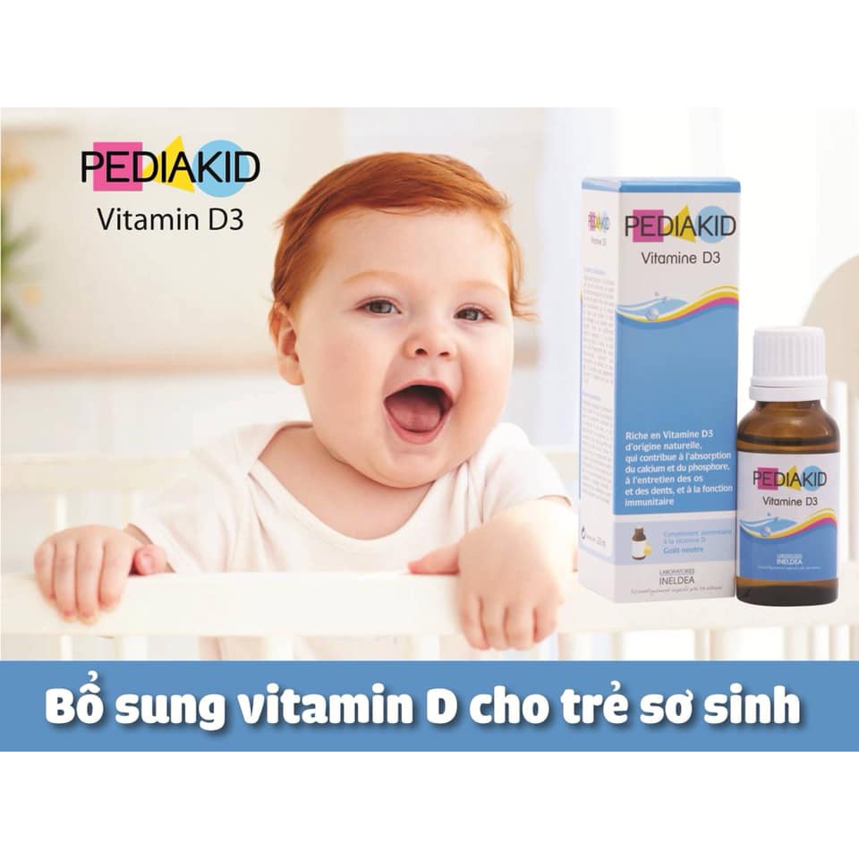 Pediakid Vitamin D3 cho bé 20ml