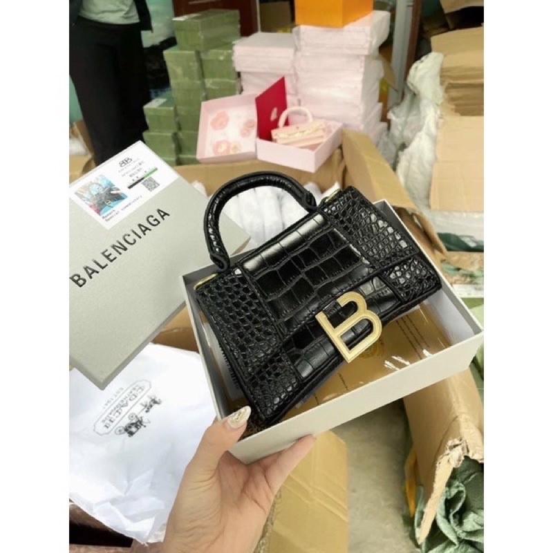 Túi Xách Nữ Khoá B, Túi Xách Nữ Đeo Chéo Size 19cm