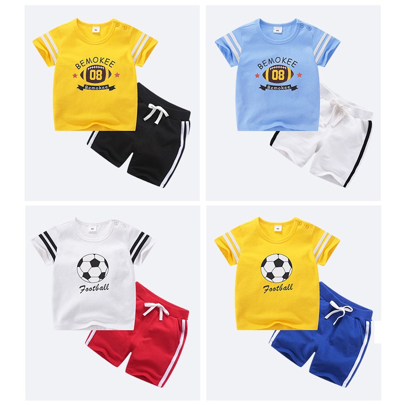 ️⚽️ ️  BỘ COTTON BÉ TRAI-BÉ GÁI TỪ 8KG-20KG BÓNG ĐÁ 2021 JMD38