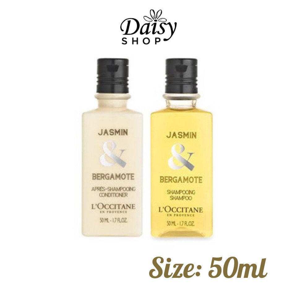 Combo Dầu Gội Và Dầu Xả Hương Nhài Và Cam L'Occitane Jasmin Bergamo Shower Gel 50ml