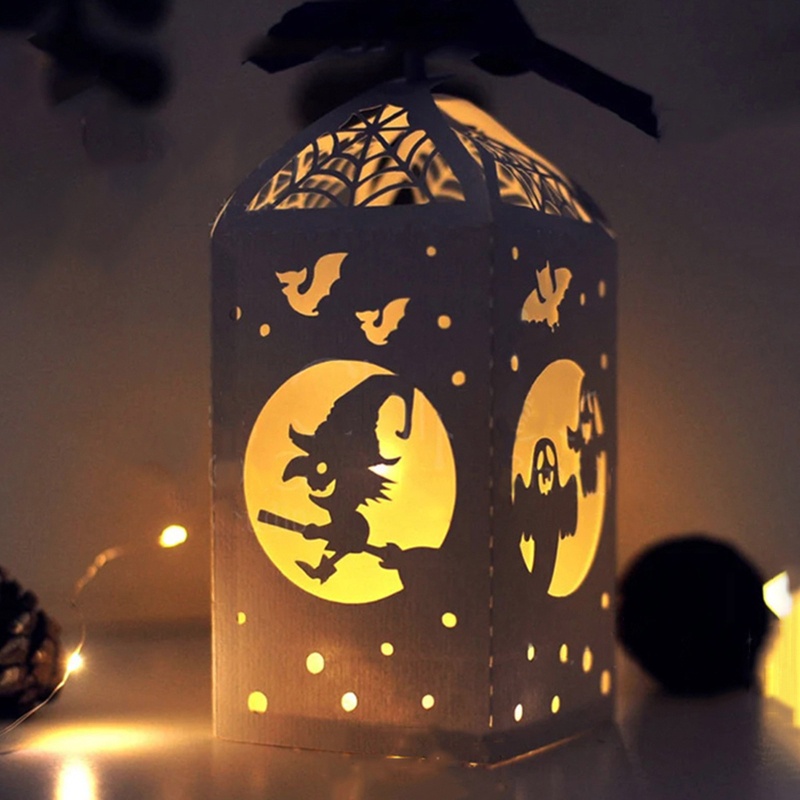 Khuôn Cắt Giấy Làm Từ Kim Loại Hình Đèn Lồng Bí Ngô Halloween Trang Trí Scrapbook
