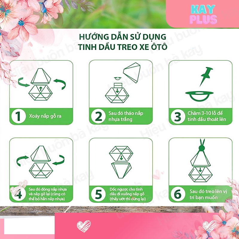 Tinh dầu treo xe cao cấp cho ô tô, xe hơi chiết xuất từ thiên nhiên | NAVIE