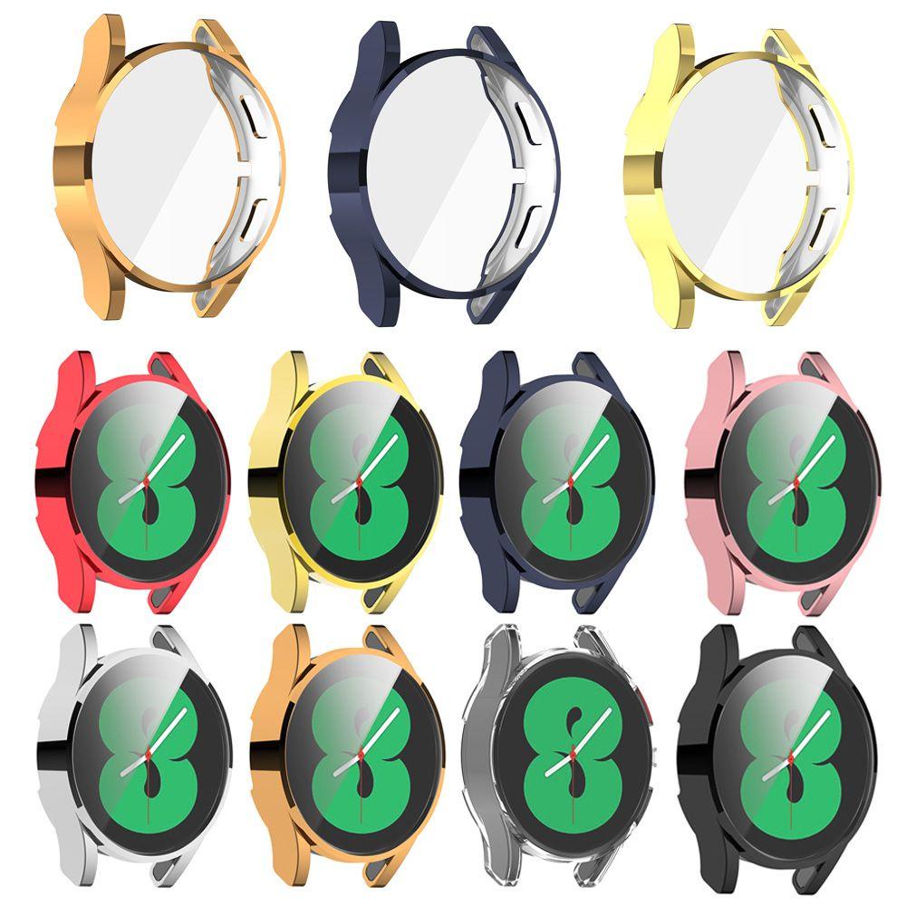 Ốp Bảo Vệ Bằng TPU Mạ Chống Bụi Chống Dấu Vân Tay Cho Đồng Hồ Samsung Galaxy Watch 4 40mm 44mm