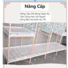 Tủ vải 4 buồng khung gỗ BỌC siêu bền