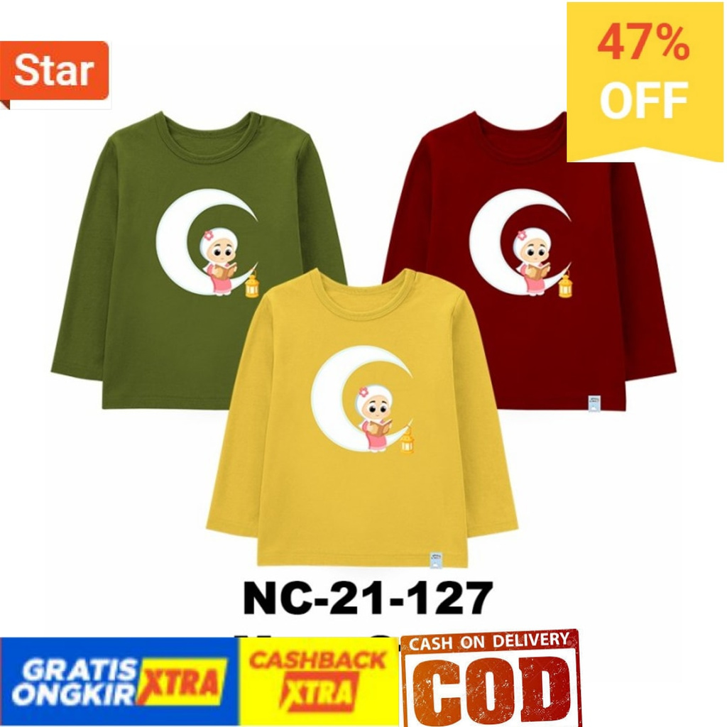 Áo thun in hình cô gái Hồi giáo dành cho tuổi mẫu giáo 1 2 3 4 5 6 7 9 10 11 12 13 14 15