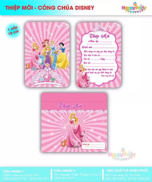 Thiệp sinh nhật cho bé gái