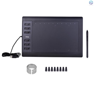 Máy Tính Bảng Vẽ Đồ Họa Chuyên Nghiệp 10x6 Inch 12 Phím 8192 Không Cần Pin Cho Pc / Laptop