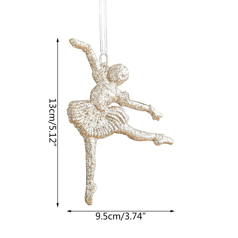 Phụ Kiện Treo Trang Trí Giáng Sinh Hình Vũ Công Ballet Bằng Nhựa