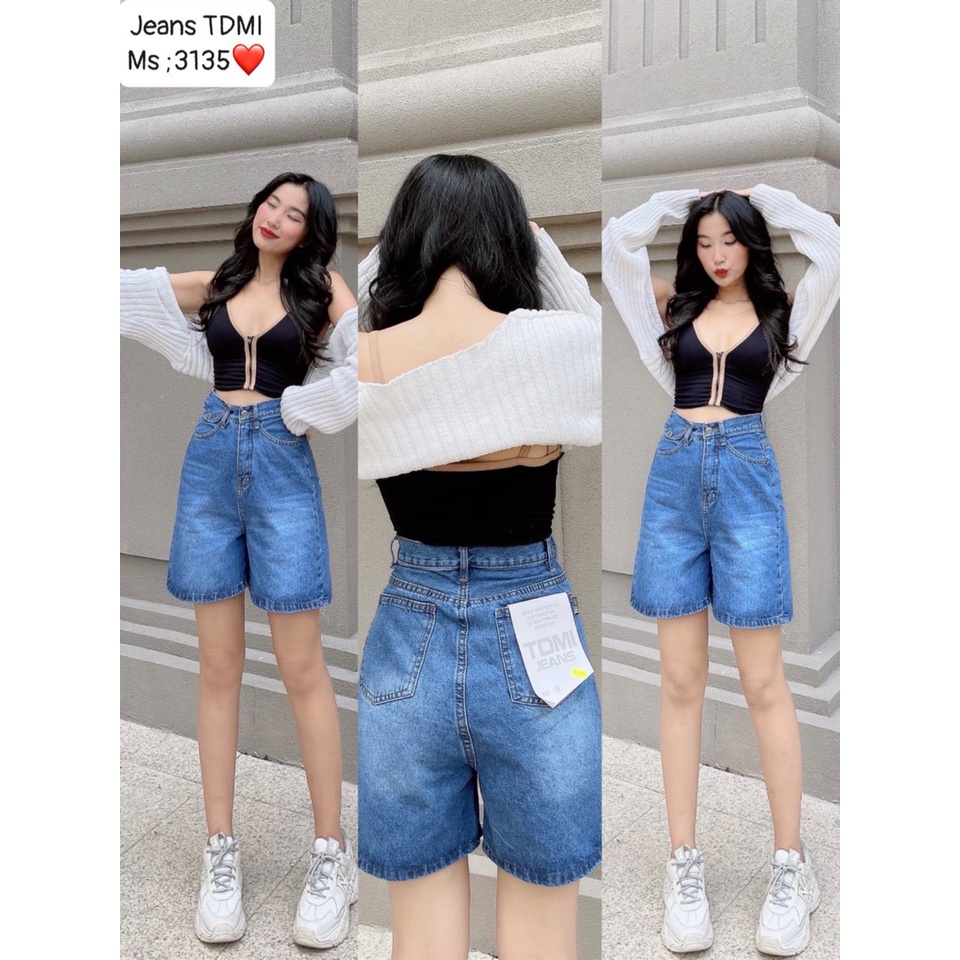 Quần Ngố nữ ống rộng túi thời trang trước