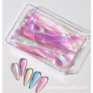 Giấy thủy tinh, giấy bóng kính trang trí móng ẩn gel, phụ kiện nail salon