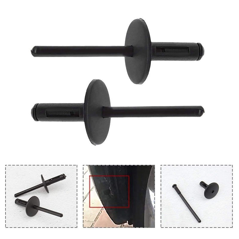 Set 20 đinh tán nhựa lỗ 6mm cho xe hơi BMW  X1 E84 X3 F25 X5 E70 X6 E71 - Chốt vít cho ô tô