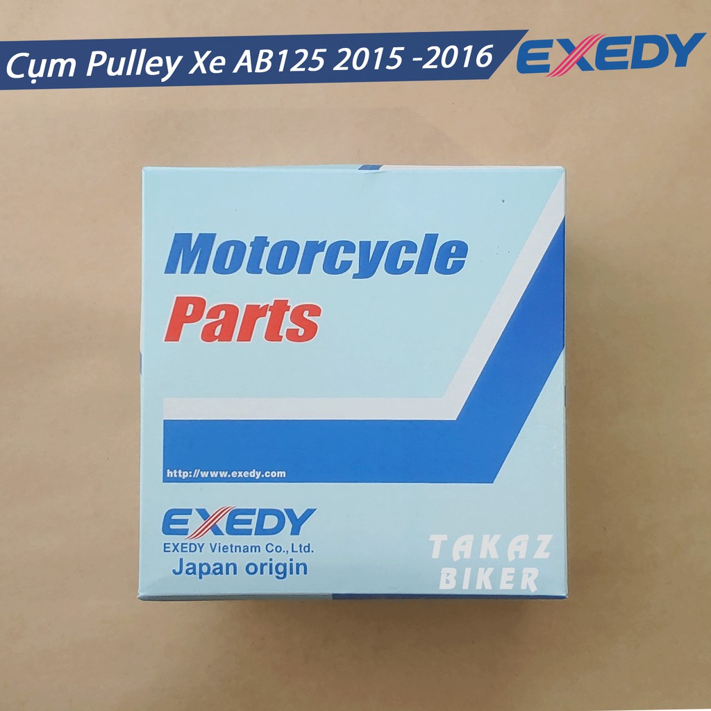 [ EXEDY Air blade125 - LEAD - PCX ] Bộ Pulley EXEDY Nồi Sau Xe Airblade 125 - LEAD 125 - PCX