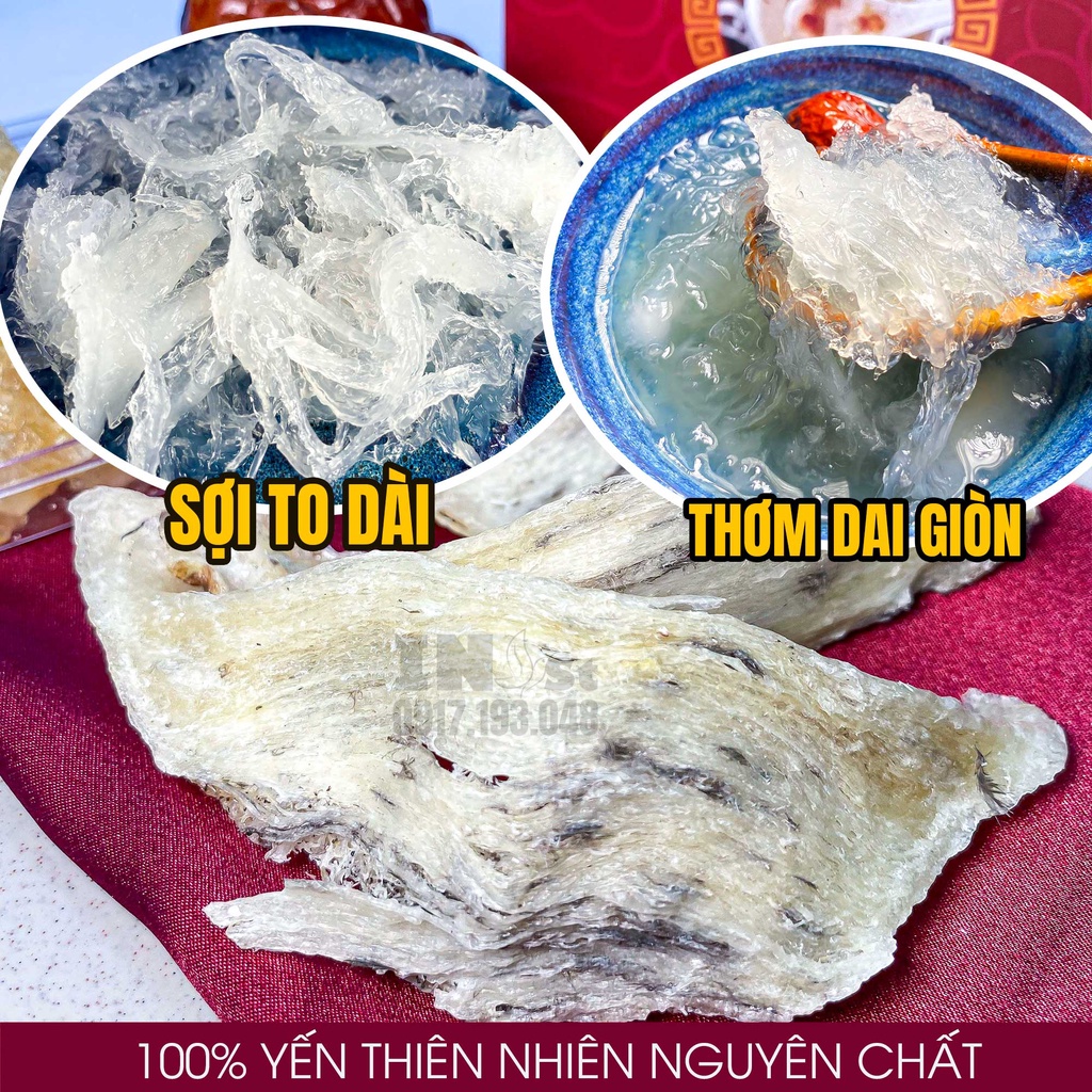 100g Tổ Yến Thô Già Ít Lông Loại 1 Yến Thô Cao Cấp  - Yến Sào Thô Khánh Hòa INest