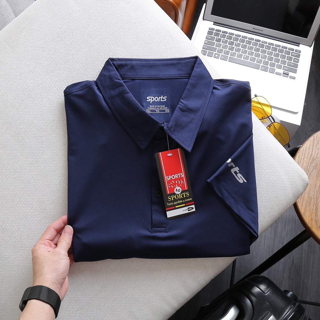 Áo thun Polo nam vải thun lạnh bigsize 80 - 140kg