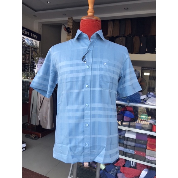 [ ĐẸP-MÁT-CHỐNG NHĂN ] sơ mi ngắn tay lái bằng vải tre