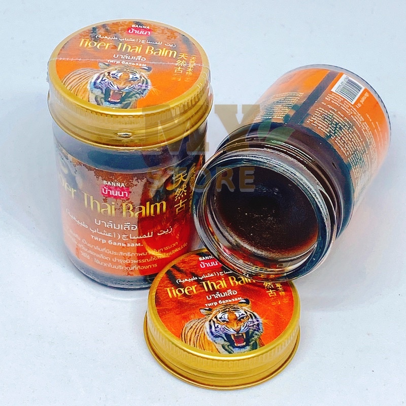 (Chính Hãng) Dầu Cù Là Con Hổ Tiger Thai Balm Banna Thái Lan 50g