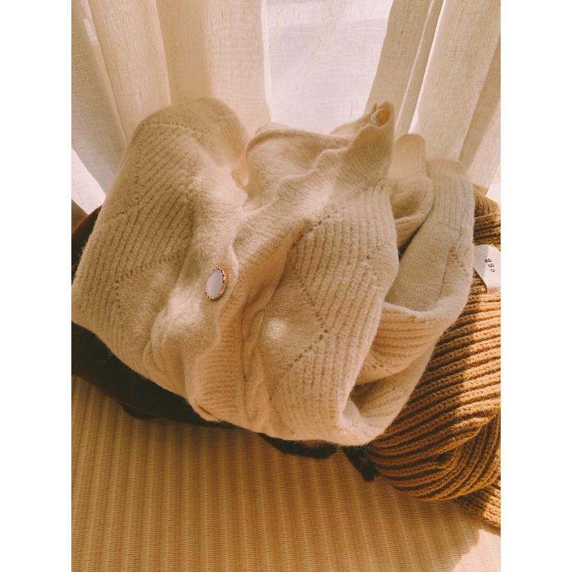 𝗺𝗶𝗲 𝘀𝘁𝘂𝗱𝗶𝗼 - HÀNG CÓ SẴN Cardigan len lượn sóng