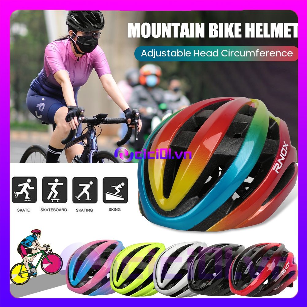 RNOX Đi Xe Đạp Đội Mũ Bảo Hiểm Siêu-Ánh sáng một mảnh Mũ bảo hiểm MTB Đường Xe Đạp Đội Mũ Bảo Hiểm Đua Xe Đạp Đội Mũ Bảo Hiểm Cho Người Đàn Ông Và phụ nữ