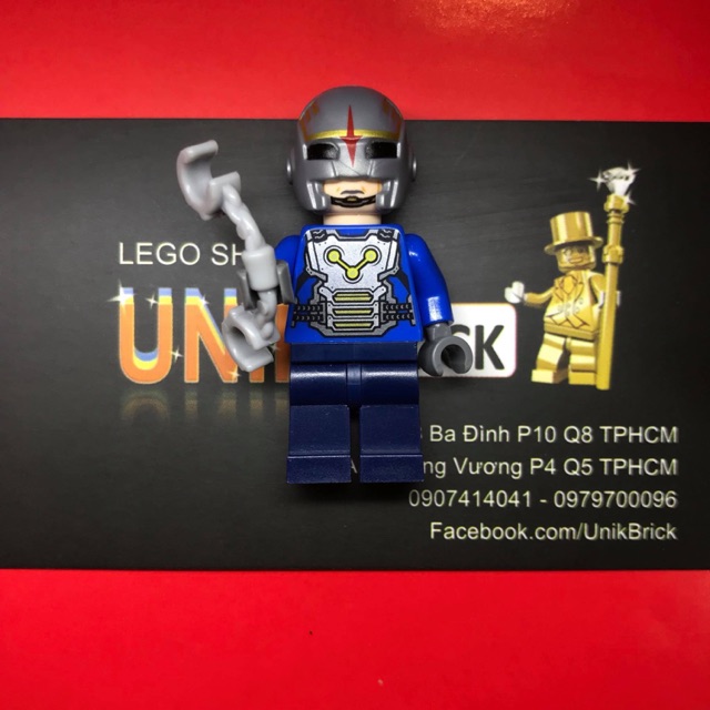 Lego UNIK BRICK Nova Corps Officer - Cảnh sát vũ trụ trong Super Heroes - Siêu anh hùng chính hãng (như hình)