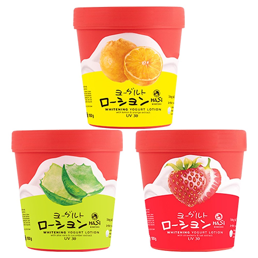 Dưỡng thể trắng da Hasi Kokeshi Yogurt Lotion