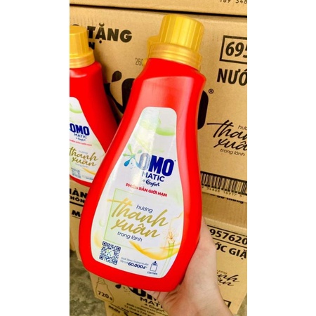 CHAI NƯỚC GIẶT OMO 720 GR