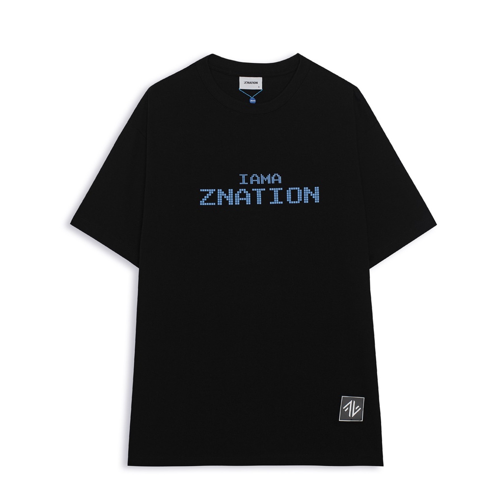 Áo Thun ZNATION Pixel Tee Unisex - Màu đen