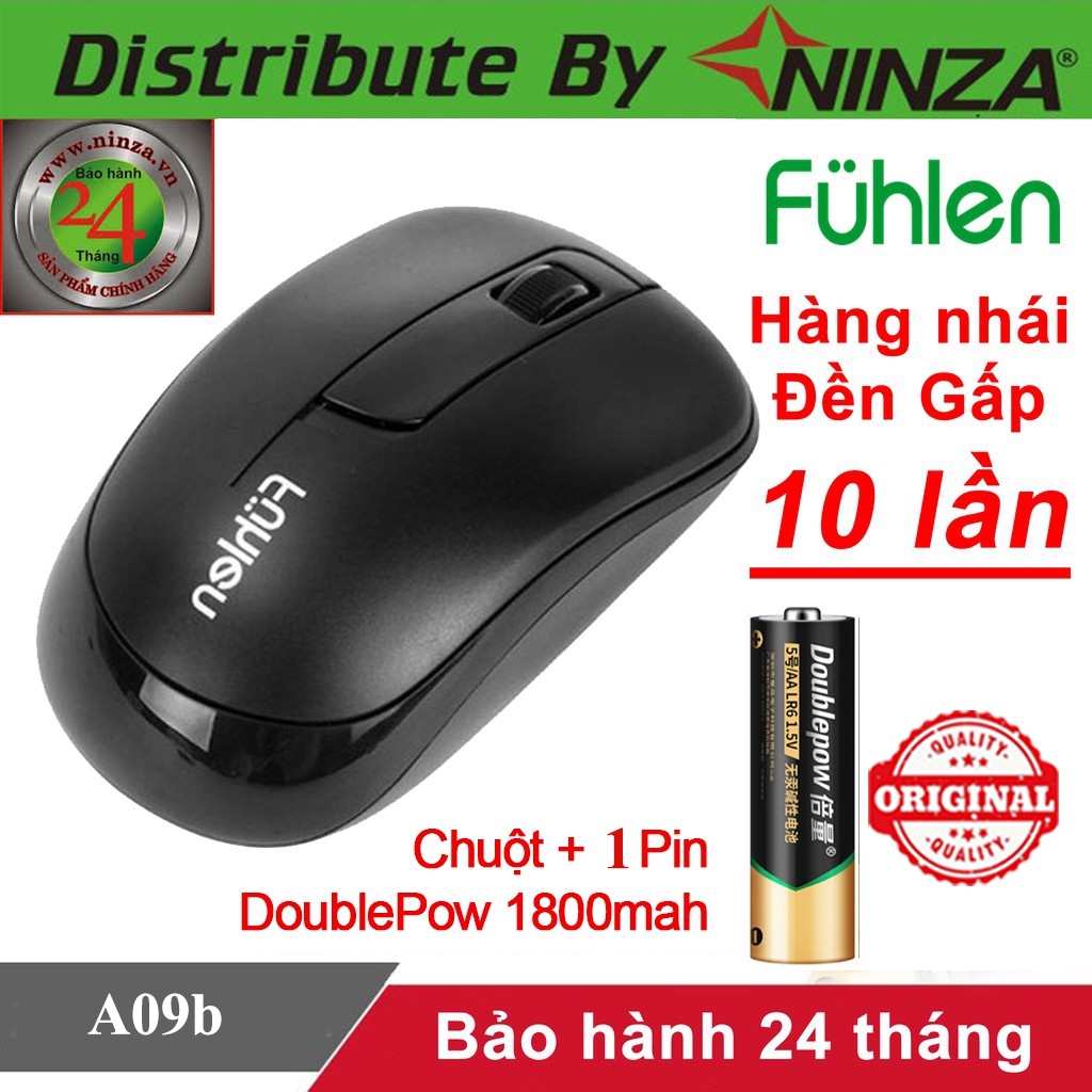 Chuột không dây Fuhlen M18s [Bảo hành 24 tháng] ♥️Freeship♥️ Chuột máy tính không dây Fuhlen M18s - Fuhlen A06G A09B