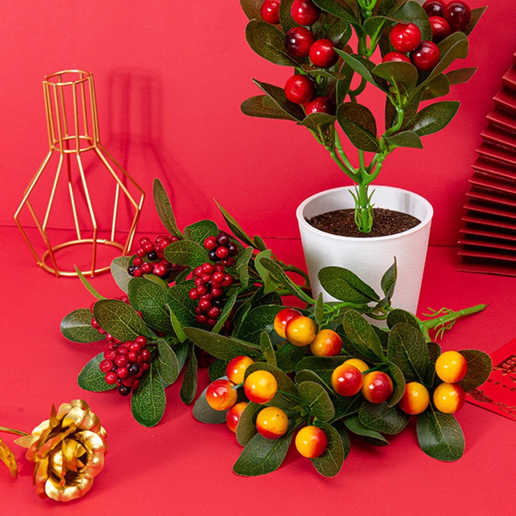 Chậu Cây Giả Bằng Nhựa Thủ Công Dùng Trang Trí Sân Vườn