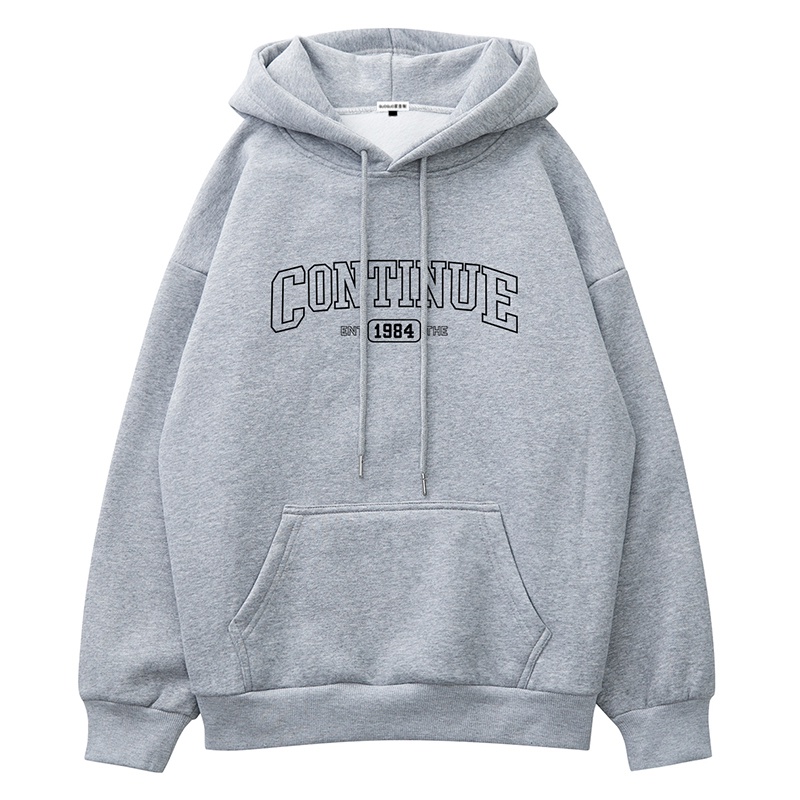 Áo hoodie Continue Unisex nỉ bông cao cấp Tubee shop