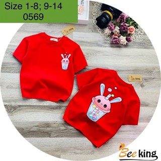 Áo thun hình ly nước 12-35kg