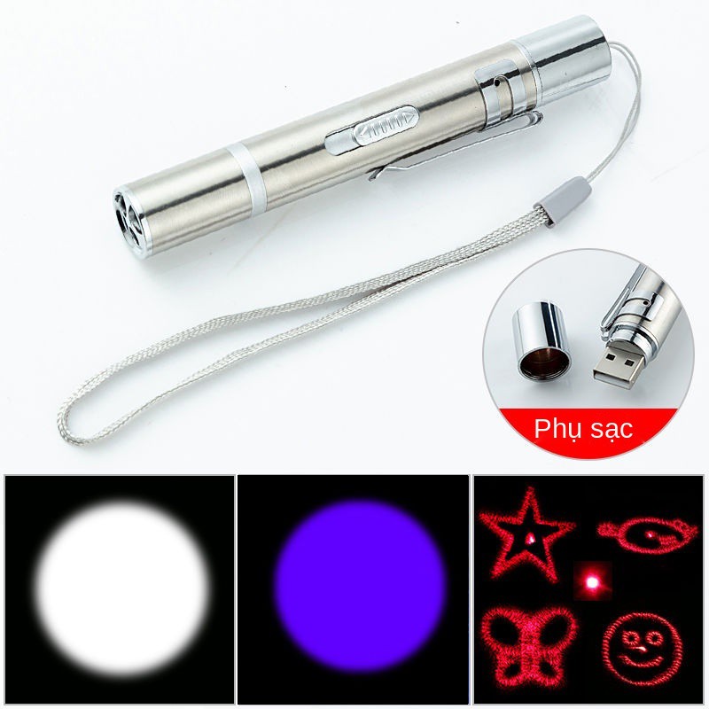 đồ chơi mèo ngộ nghĩnh đèn laser mèo vui nhộn bút hồng ngoại sạc mèo ngộ nghĩnh Tạo tác kitty đồ chơi kitty nguồn cung c