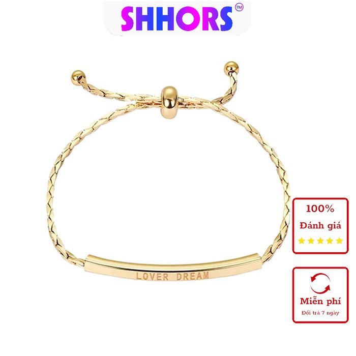 Vòng Tay Nữ Chính Hãng Phụ Kiện Đeo Tay Vàng 18k SHHORS V01