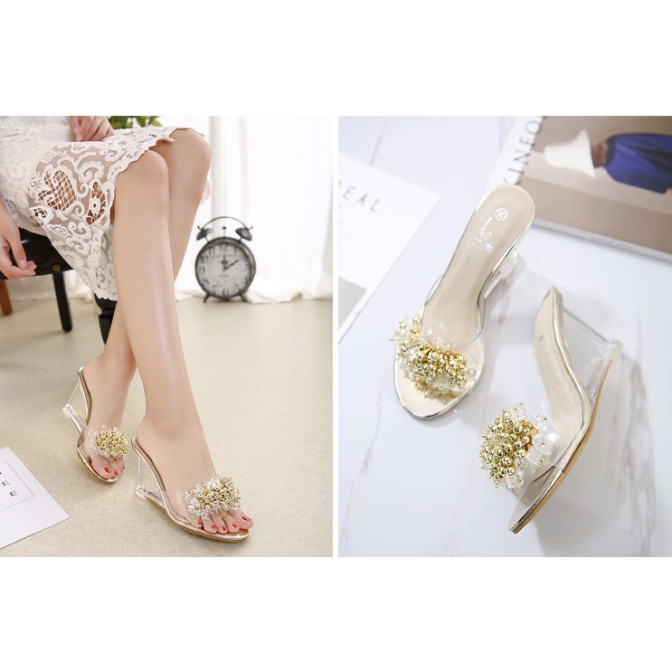 Dép xuồng đế trong 8cm size từ 34 đến 41 HÀNG ORDER HI325