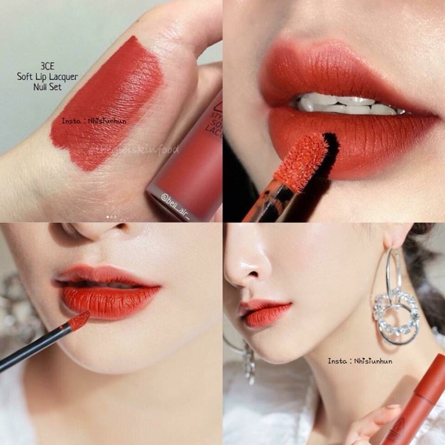 Son Kem Lì 3CE Soft Lip Lacquer