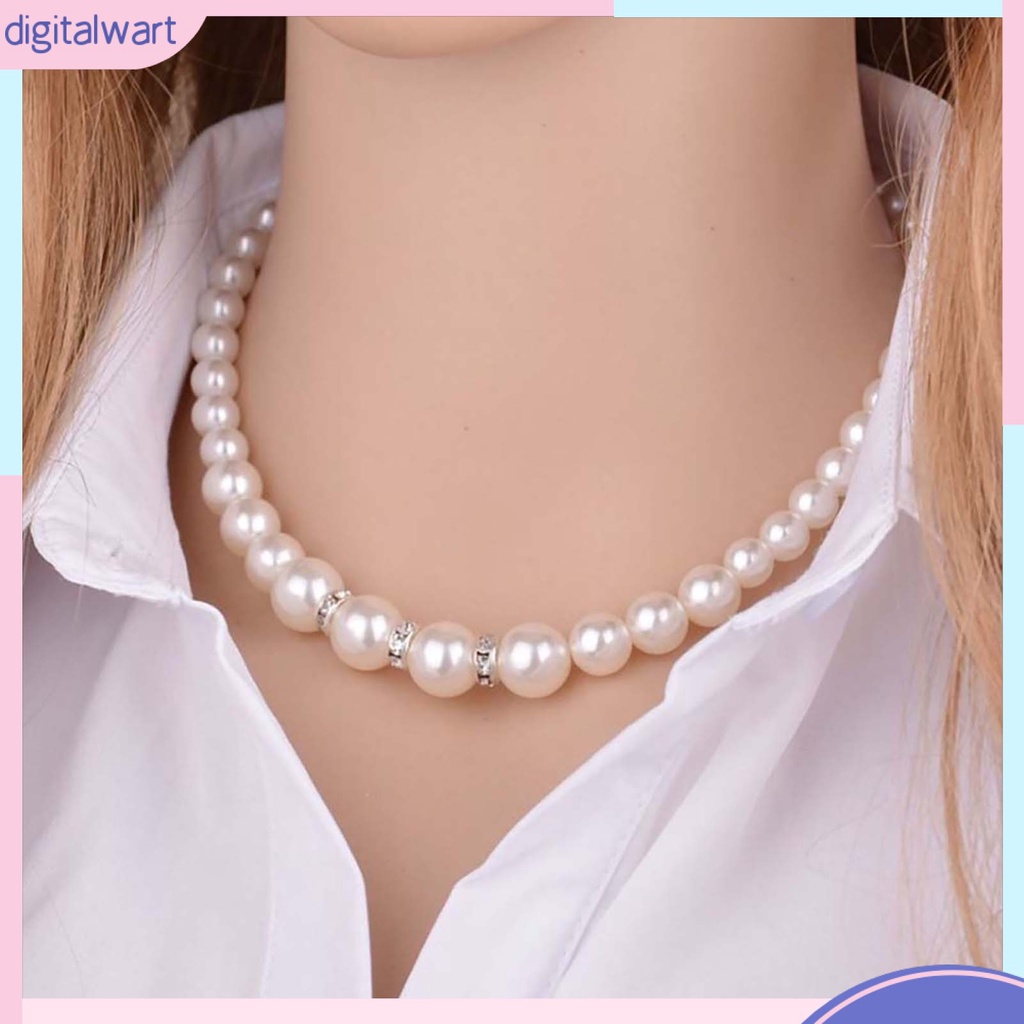 Set Trang Sức Đính Ngọc Trai Nhân Tạo Sang Trọng Cá Tính Dành Cho Nữ