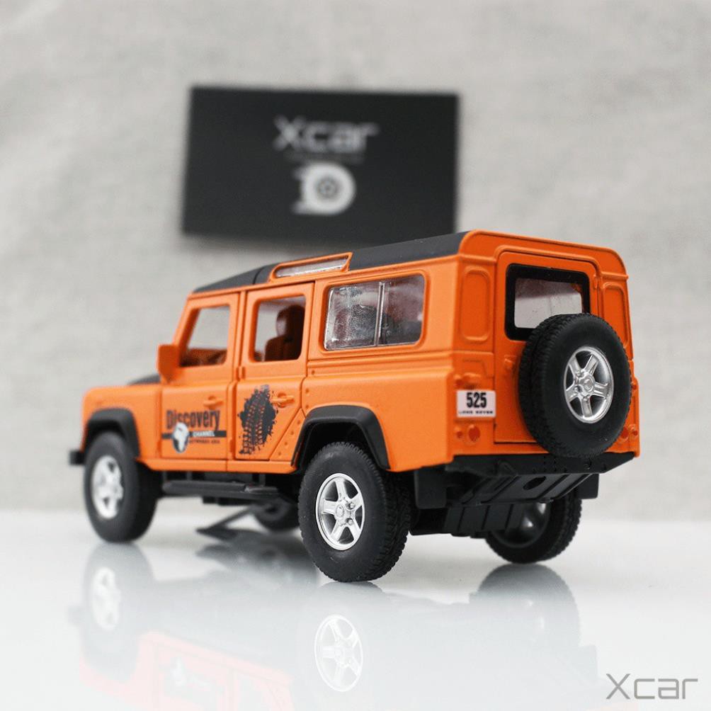 Ô tô đồ chơi Land Rover Defender ❤️ Tỉ Lệ 1:32 ❤️ Xe Mô Hình Cao Cấp Bằng Hợp Kim