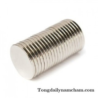 Nam châm đất hiếm 10x1mm, loại nam châm đất hiếm mỏng dẹt lực hút mạnh