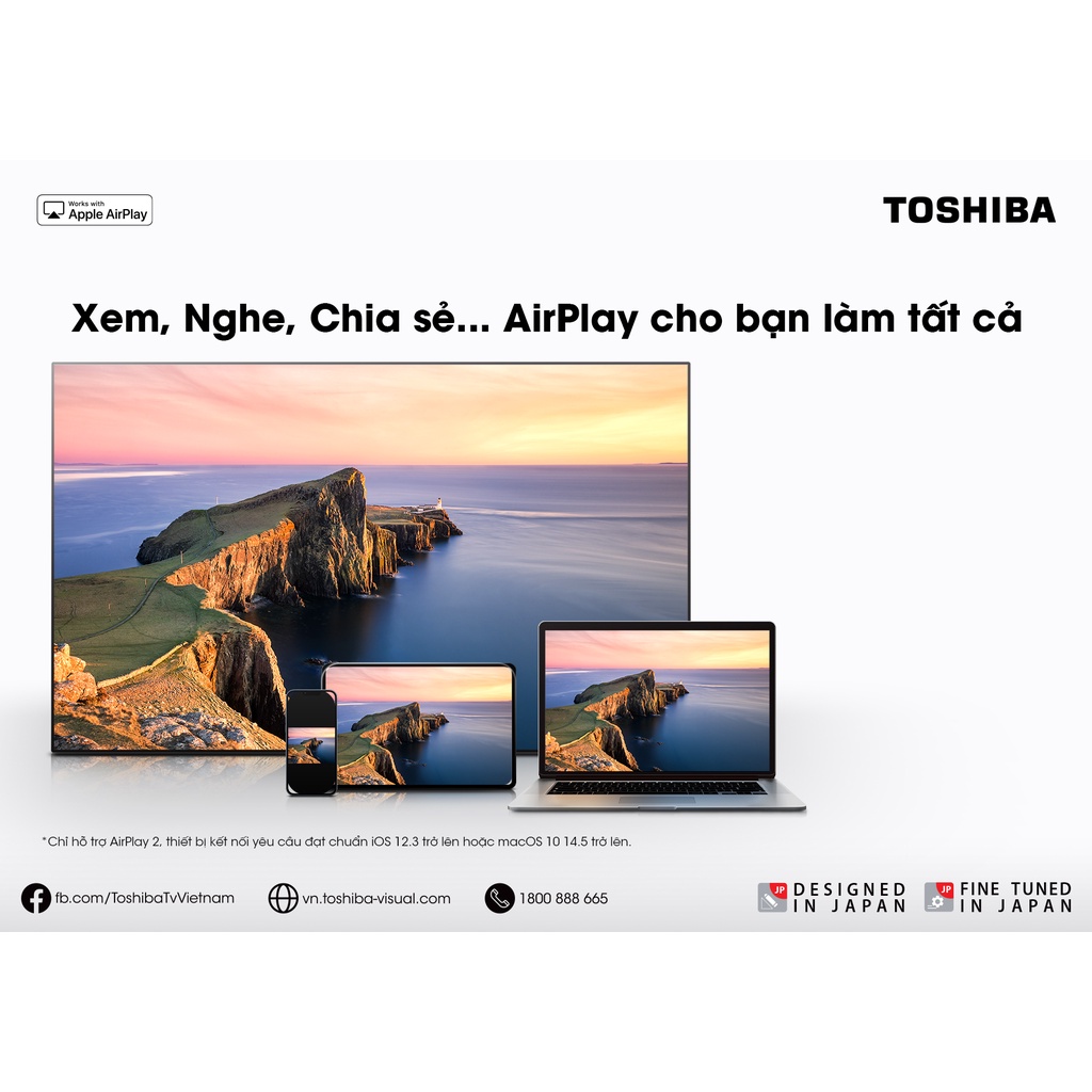 Google Tivi TOSHIBA 43 inch 43C350LP, Smart TV Màn Hình LED 4K UHD - Loa 24W - Miễn Phí Lắp Đặt