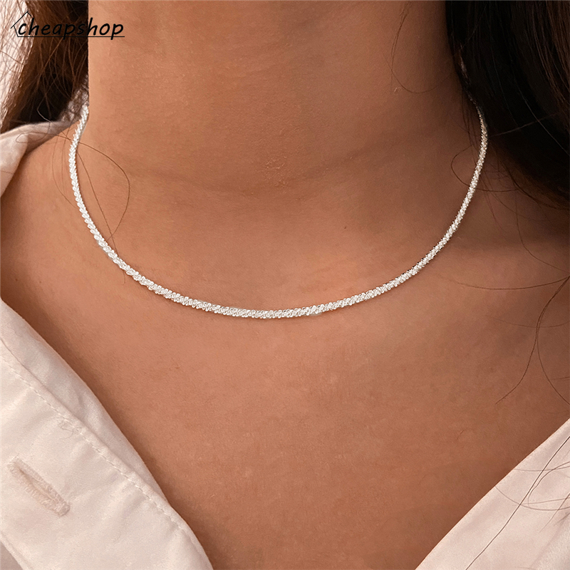 iF YOU Dây chuyền choker kiểu dáng đơn giản cá tính cho nữ