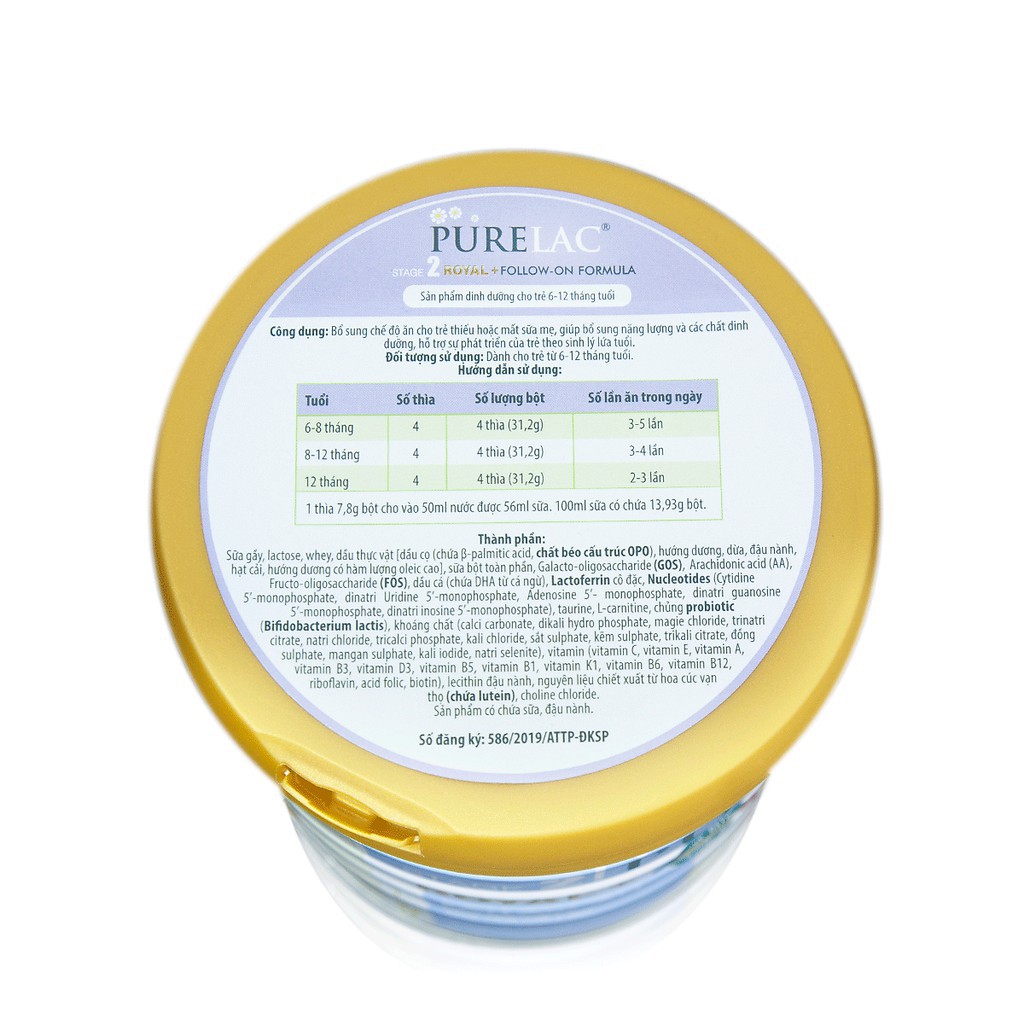 Sữa PureLac Royal+  800g