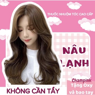 THUỐC NHUỘM TÓC NÂU LẠNH TÔN DA - GIÁ RẺ CHẤT LƯỢNG CAO LÊN MÀU SIÊU CHUẨN