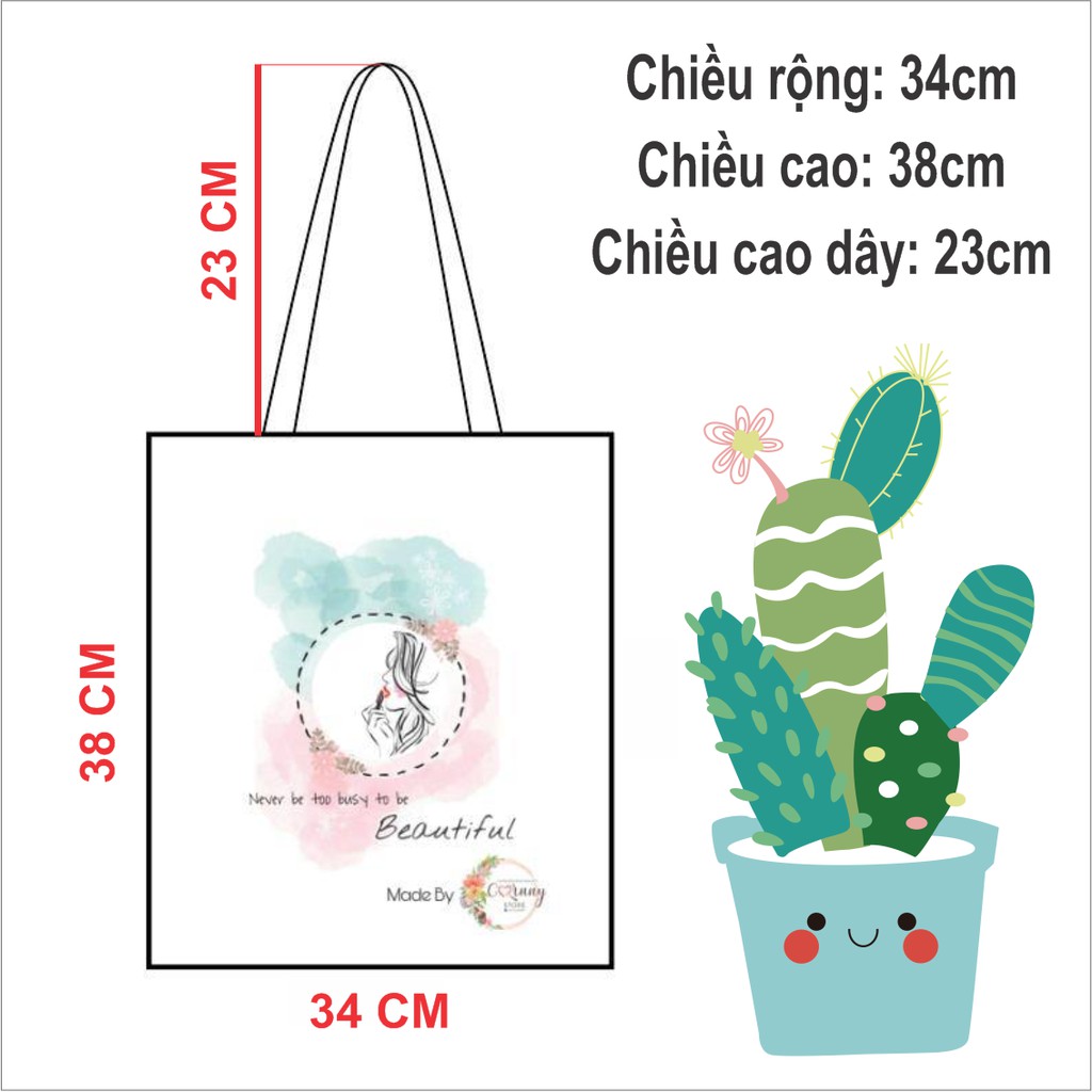 Túi Tote - Vải Canvas